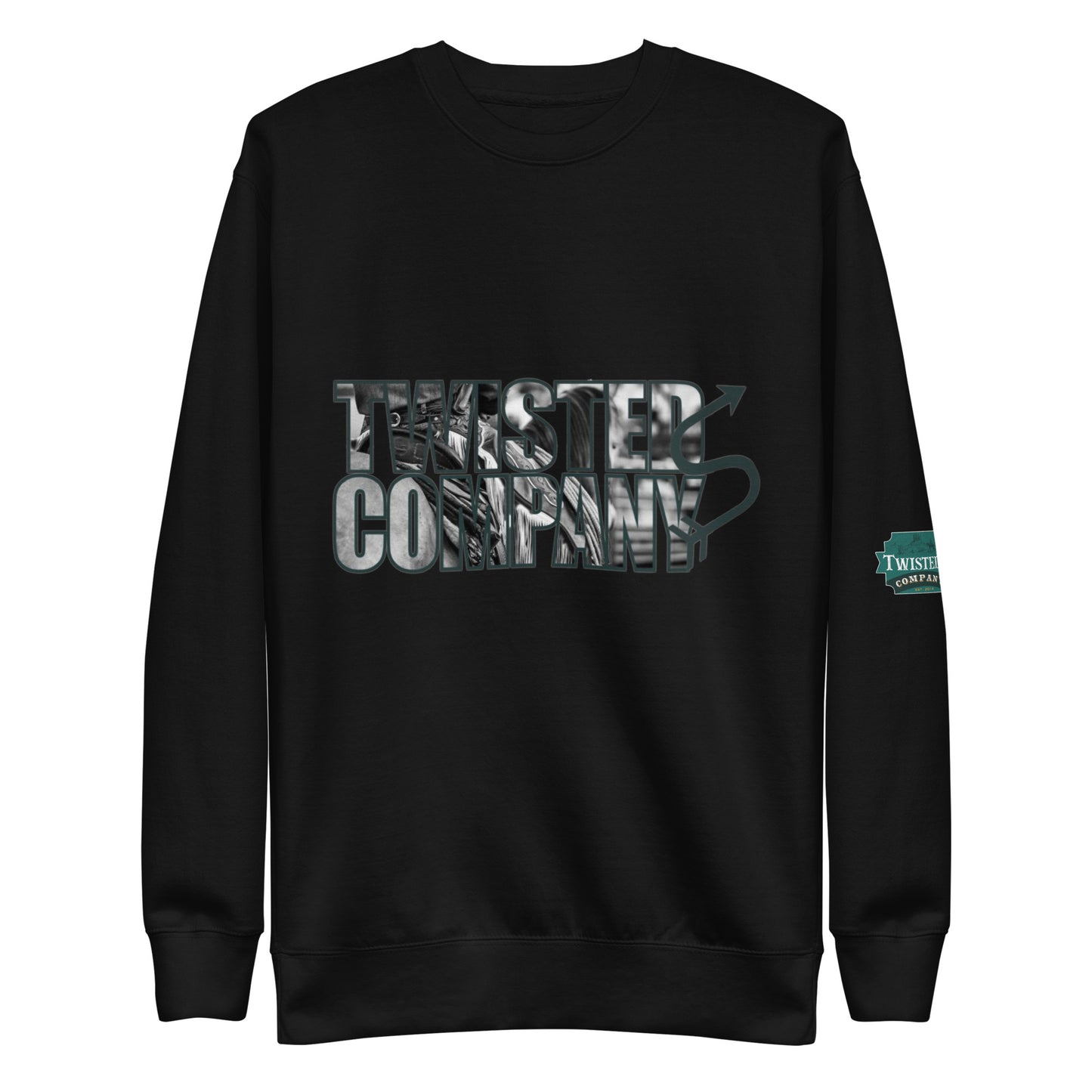 Black Twisted S Co Sweatshirt